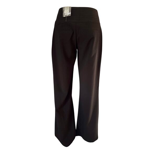 Cache Black Pant 3" Wide Self Belt Waist Wide Leg Sailor Style NWT $128 - Picture 7 of 9